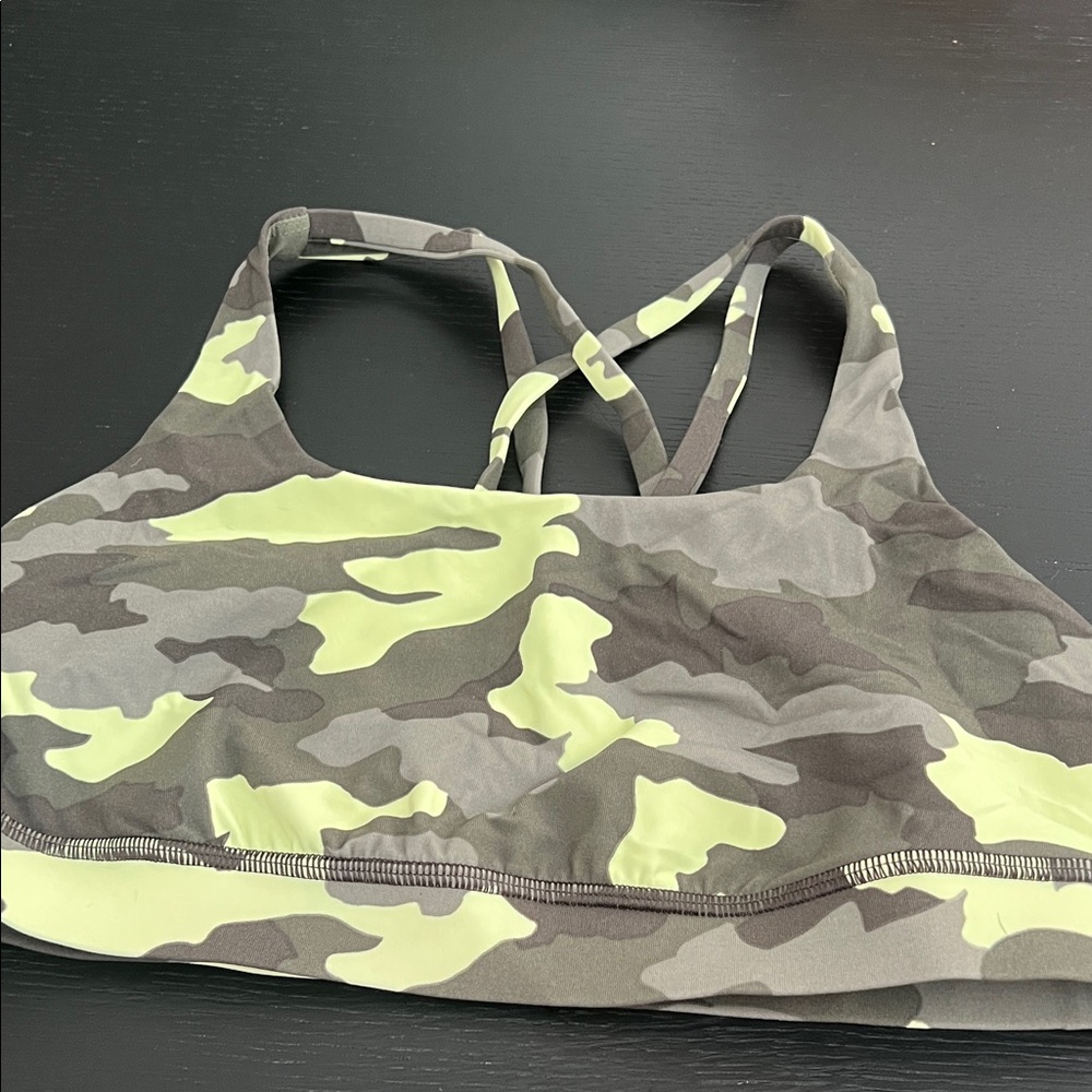 lululemon energy bra- Camouflage